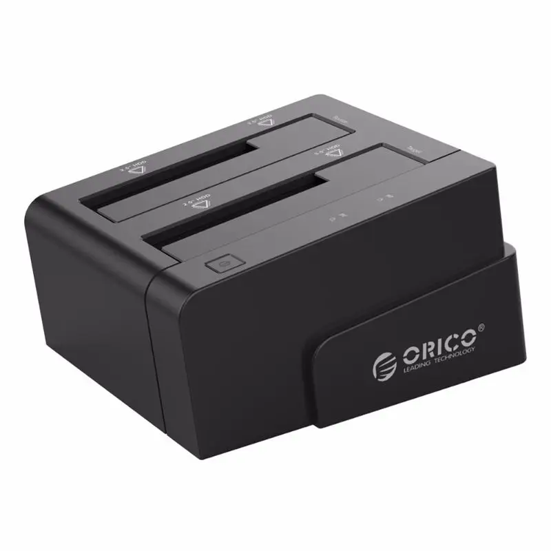 

Orico 6628Us3-C 3.5 Inch Dual Bay Usb 3.0 To Sata Hdd Ssd Case Docking Station Hard Drive Tool Free Duplicator 16Tb With Offli