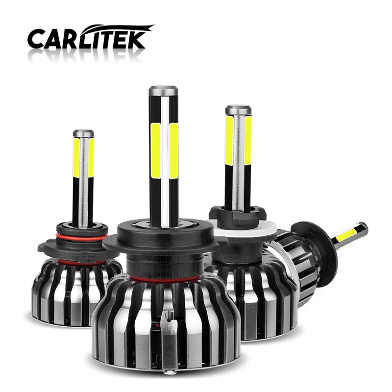 

CARLitek 3D Faro Led H1 H4 H7 H11 9005 9006 HB3 HB4 881 H8 H9 880 881 Car Led Headlight Bulb Fog Lamp 12000LM 6000K 4 Side Diode