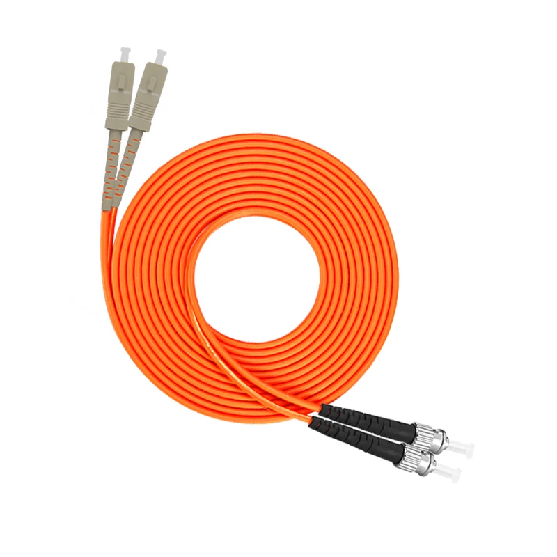 

SC to ST Multimode fiber patch cord SC/ST Fiber Patch Cable UPC Polish MM Optical Fiber jumper Duplex OM2 OFNP 3m 5m 10m 15m