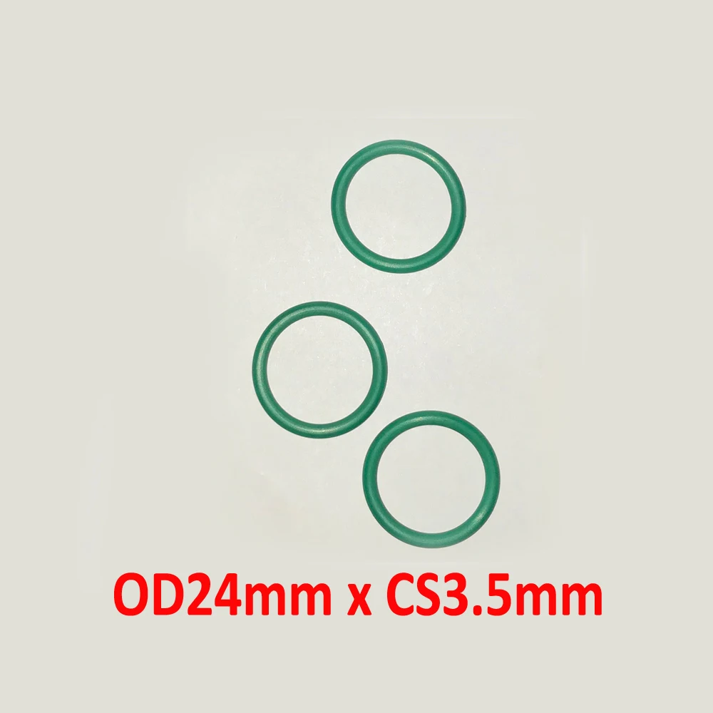 

OD24mm x CS3.5mm FKM viton green rubber seal o ring gasket