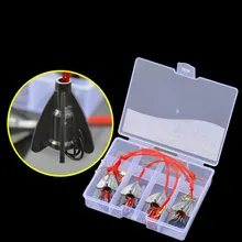 4 шт./кор. Карп Рыболовный крючок для наживки рыболовные снасти с свинцом 6 рыболовных крючков