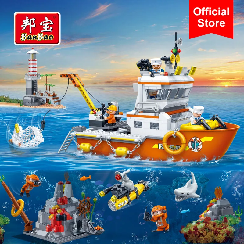 BanBao строительные блоки для детей Обучающие модель игрушек 7401|building blocks|blocks for