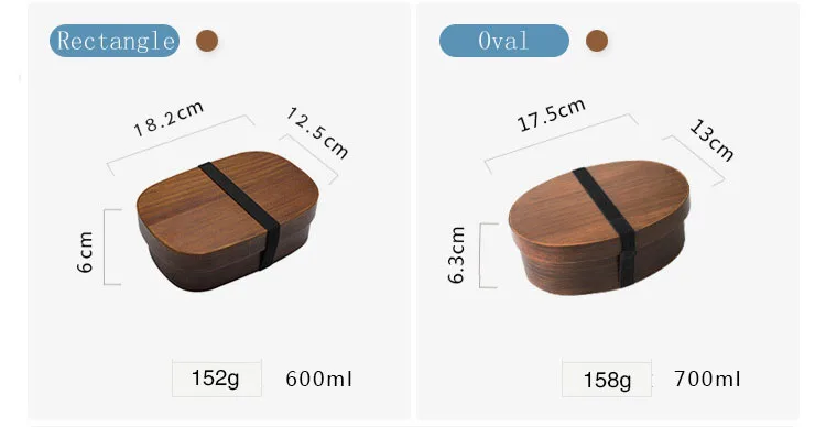 Натуральная деревянная коробочка для обедов горячий японский стиль чаша здоровый контейнер для еды столовая посуда школа Кемпинг Пикник Открытый путешествия Ланч-бокс
