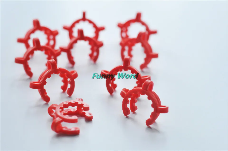 10pcs 24# Plastic Keck Laboratory Lab Clamp Clip 24/29 24/40 | Красота и здоровье