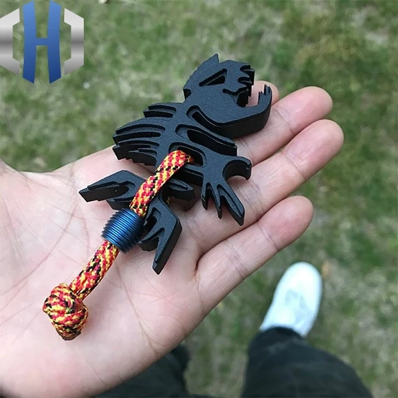 Ручной кулон в форме рыбьего ключа EDC летающая рыба подвесные