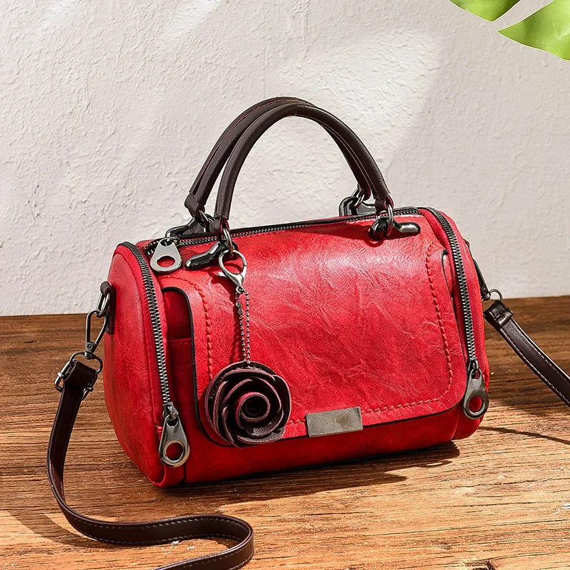 

New 2019 small bag Boston Fashion Pillow Bag female bag Korean version tide chic handbag Crossbody bag
