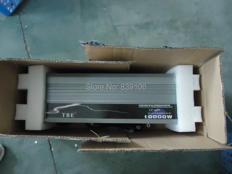 Pure Sine Wave Inverter 10000W DC 12V To AC 220V Car Power Inverter 20000W Peak 10000 Watt Solar Inverter