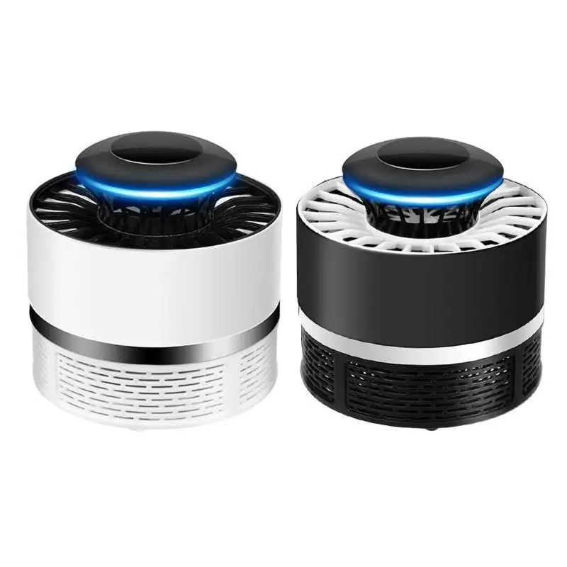 Бесшумный противомоскитная лампа УФ USB свет Fly устройство для борьбы с вредителями насекомых Zappers