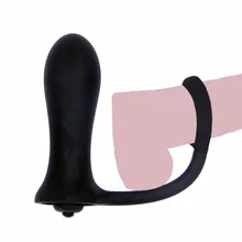 Vibrating Silicone Anal Sex Toy Strap On Dildo Prostate Massager Butt Plug Adult Sex Product Sex Machine for Men