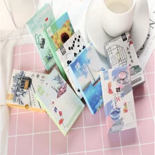 28 шт./упак., милая винтажная мини-открытка в японском стиле, открытка lomo, открытка для детей, подарок, милые канцелярские принадлежности