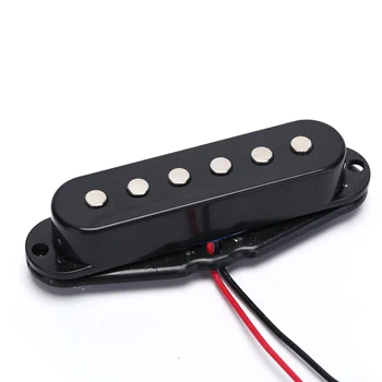

Single Coil Sound Pickup for 6 Strings Electric Guitar Harmonious Black