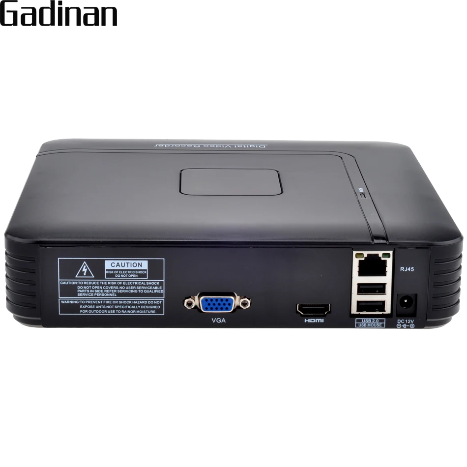 

GADINAN Mini NVR 8CH 1080P or 12CH 960P NVR HDMI Network Video Recorder CCTV NVR ONVIF Motion Detection CCTV NVR H.264 P2P