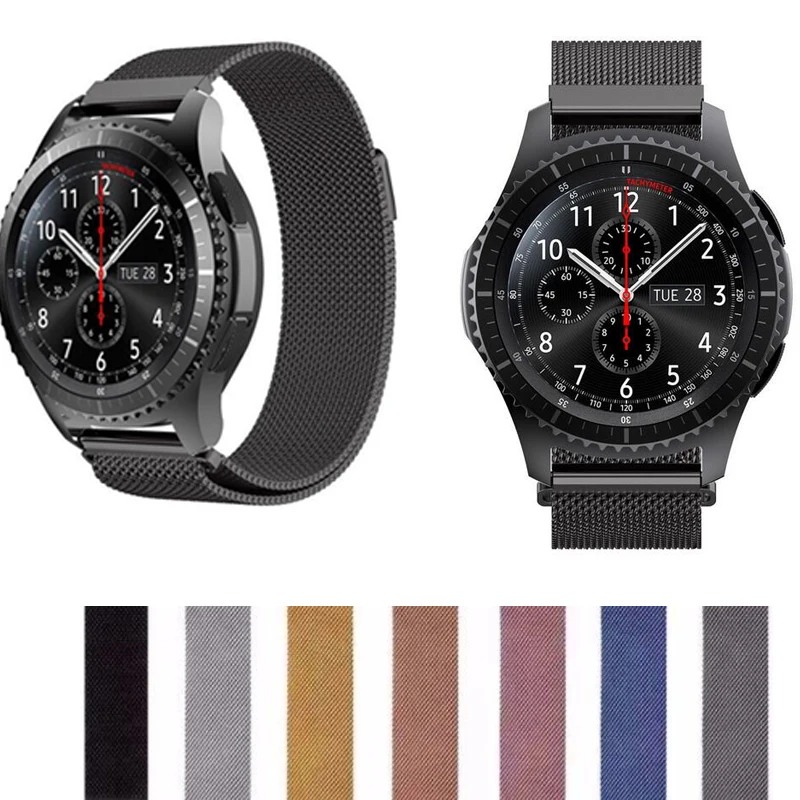 

20mm 22mm For Samsung galaxy watch active 42 46mm Strap Gear S3 s2 amazfit 2s pace bip pebble time Ticwatch 1 2 pro E c2 Band