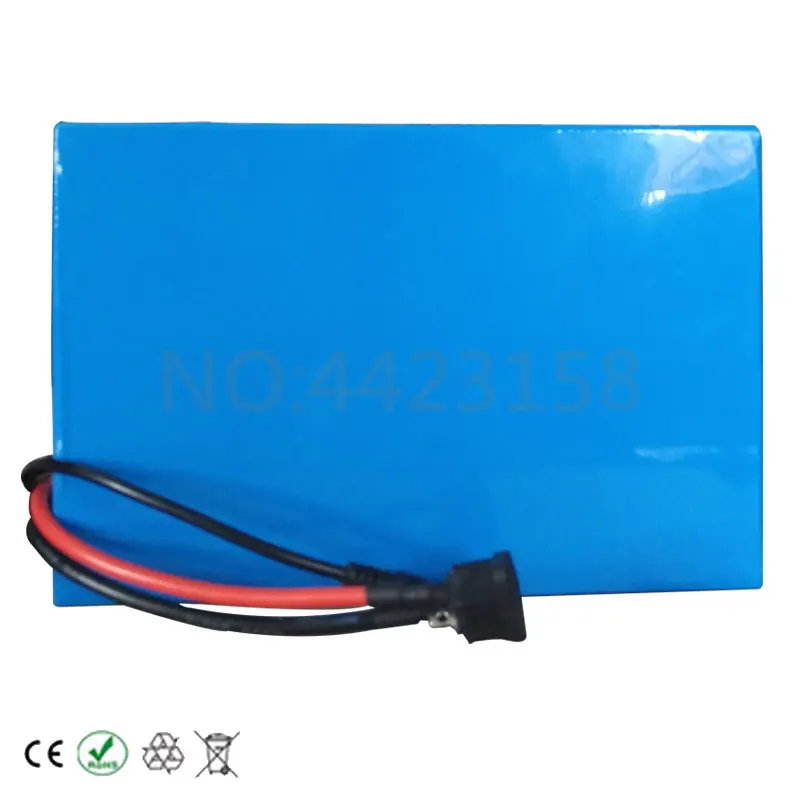 Top Free Customs Duty E-Bike Battery 48V 35AH High Power 1500W Lithium Battery Pack for 48V Electric Bike with 54.6V Charger 30A BMS 5