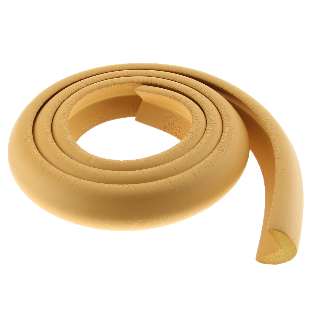 2M L Shape Rubber Strap Table Cupboard Edge Guard Baby Kids Safety Corner Protection Home Decoration