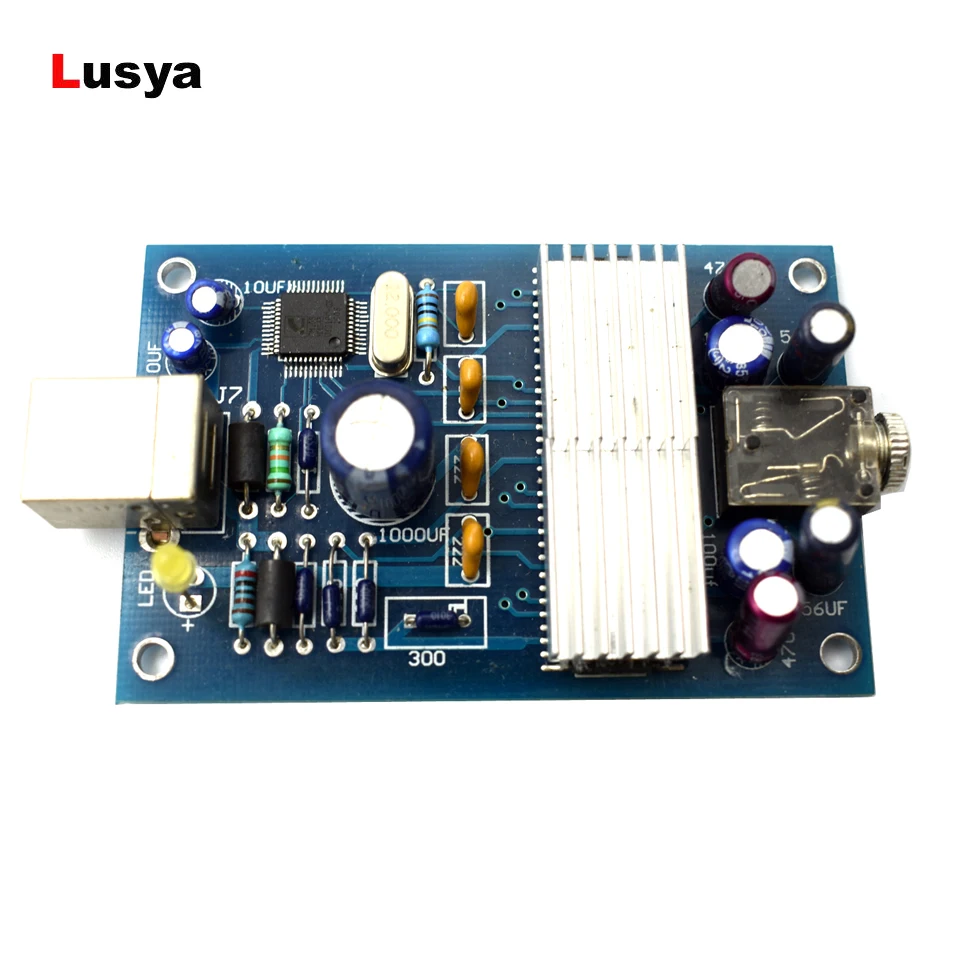 Новый Hi Fi 4 x TDA1543 IC декодер USB мобильный телефон планшет otg DAC собранная плата для