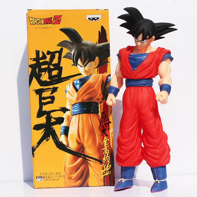 

Anime Japan Dragon Ball Z Action Figures 36cm Big Son Gokou Super Saiyan Dragonball Model Toy