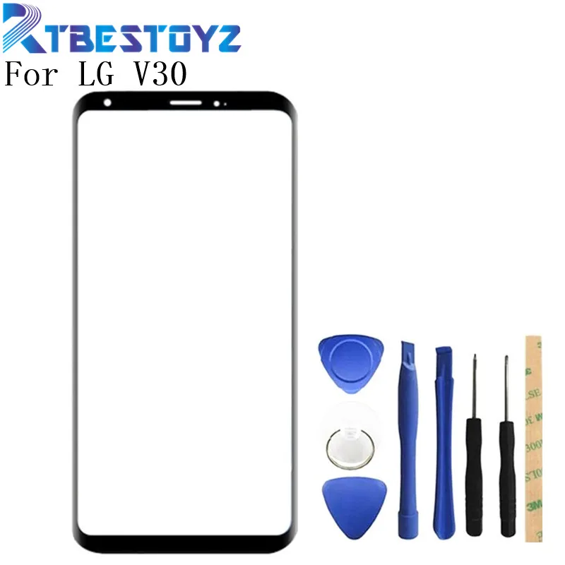 Передний ЖК экран RTBESTOYZ Внешний стеклянный объектив для LG V30 H930 H931 H932 сенсорная