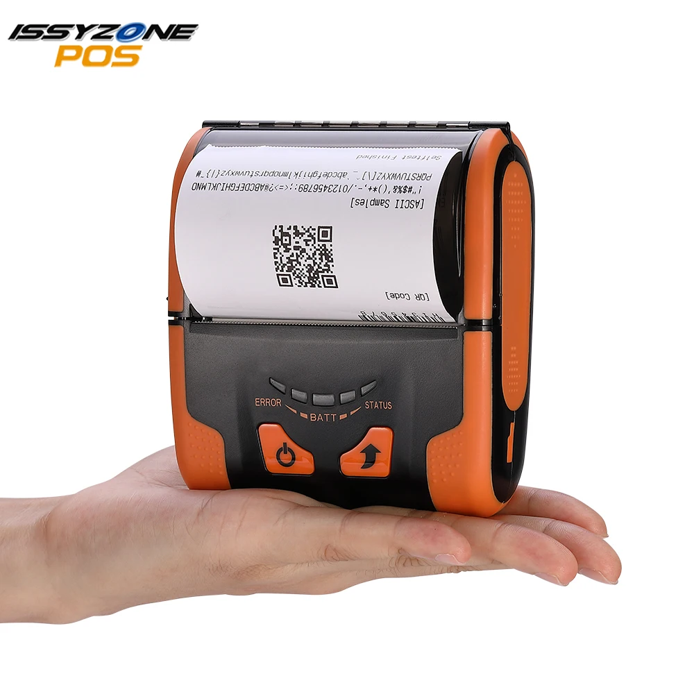 IssyzonePOS USB Bluetooth термопринтер 80 мм мобильный мини съемный аккумулятор портативный принтер поддержка PDF веб-Чековая печать