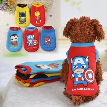 

Winter Pet Dog Clothes Puppy Dog Coat Hoodies Pullover Vest Superman Small Costumes Teddy Chihuahua Roupas para Mascotas