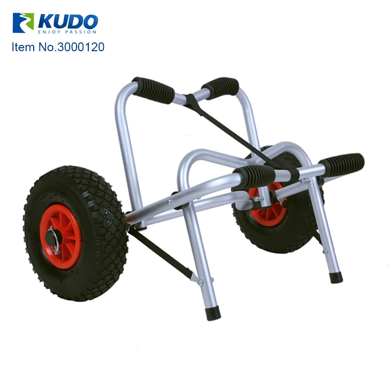 portable folding kayak trolley canoe carrier cart with