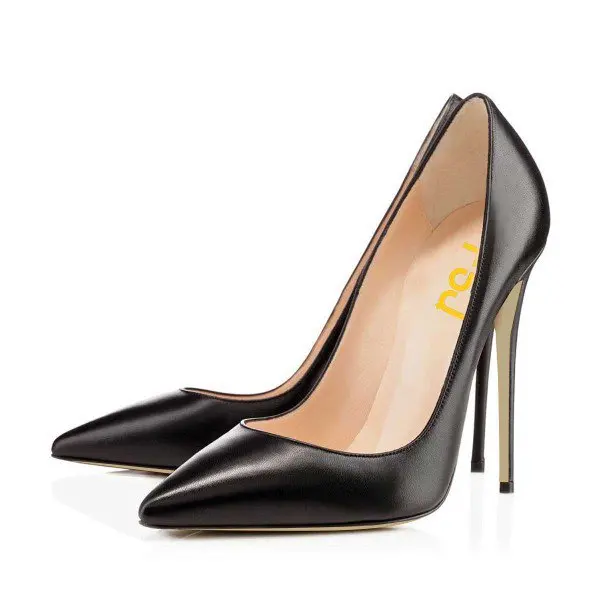 women_s_black_pointy_toe_smooth_leather_low-cut_stiletto_heels_shoes