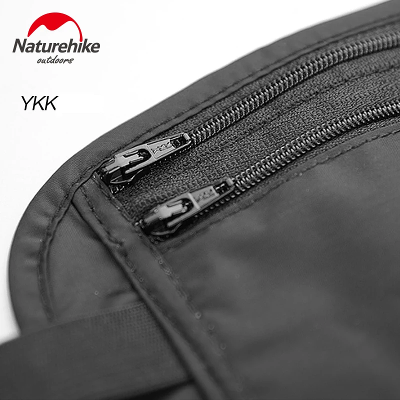  Naturehike Outdoor Travel Invisible Waist Bag Belt Light Thin Personal Tourism Document Mobile Phon - 32748325150