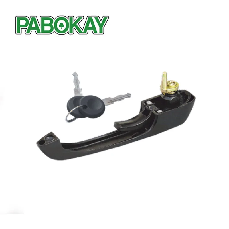 FOR VW LT DOOR HANDLE FRONT LEFT RIGHT 281 363 BLACK 251837205B WITH 2 KEYS 251837205H