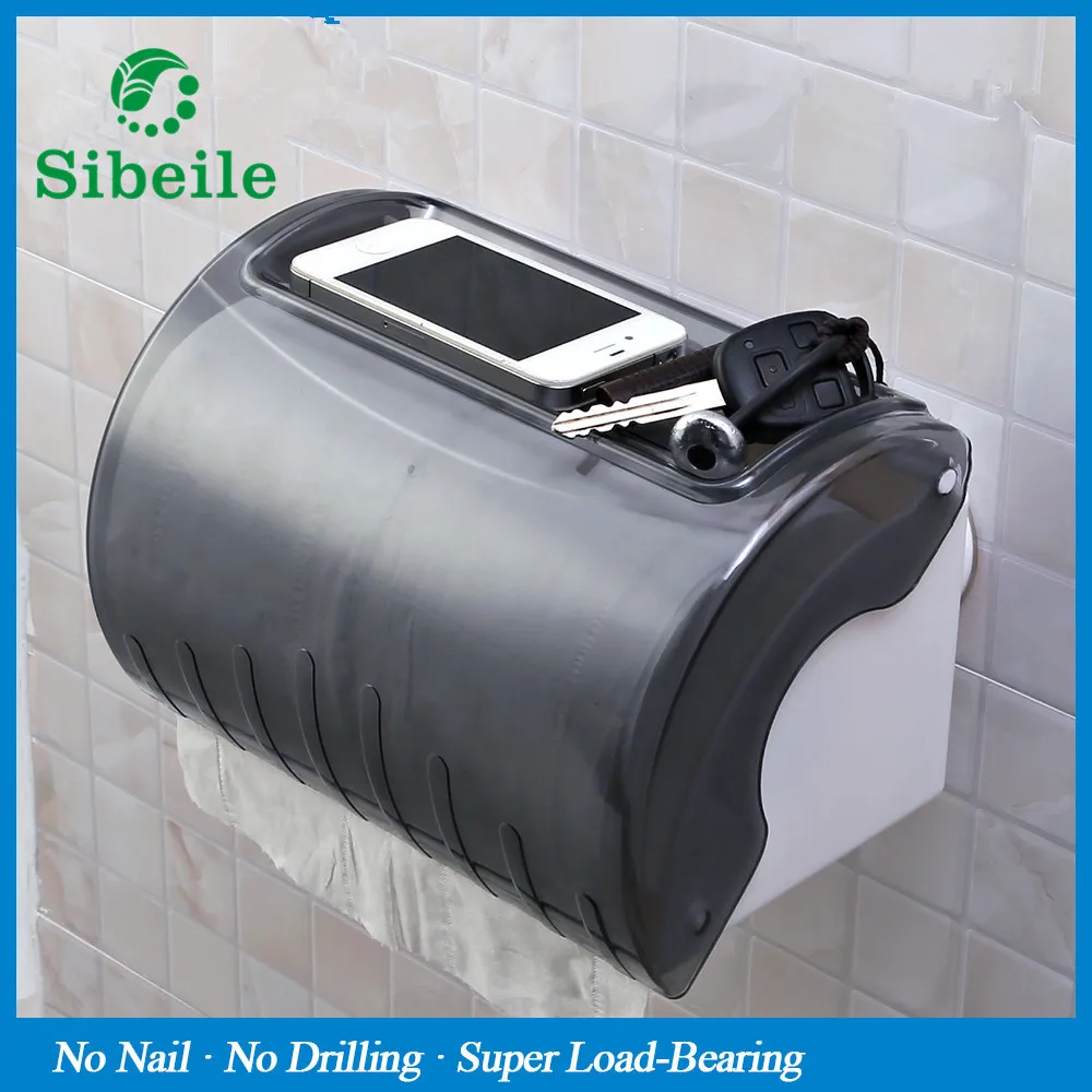 SBLE Wall Mount Waterproof Paper Holder Repeated Adsorption Vacuum