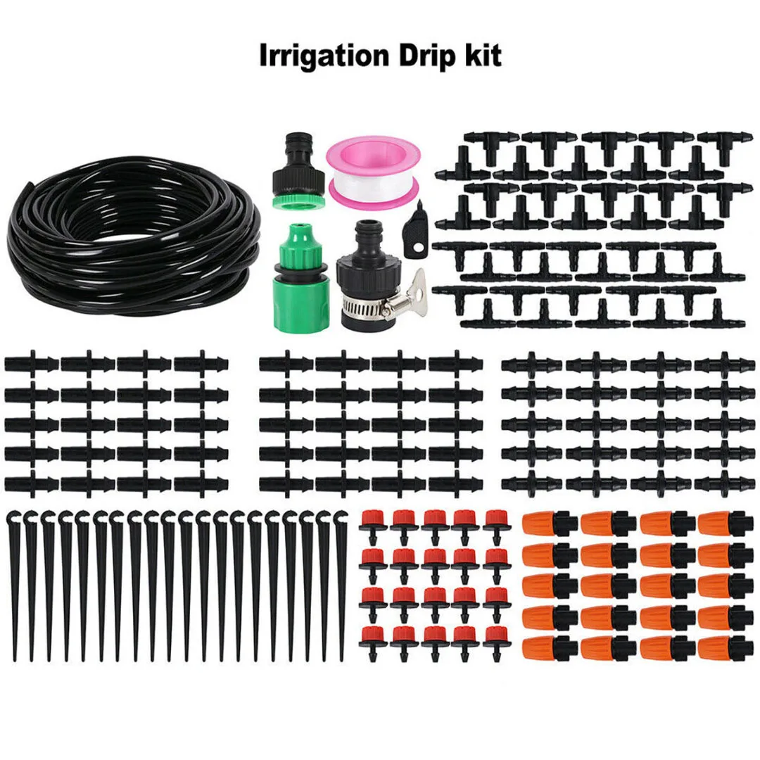 

Mayitr 15m Automatic Watering Irrigation DIY Drip System Kit Outdoor Garden Dripper Irrigation Watering Kits