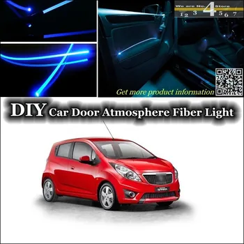 

For Holden Barina interior Ambient Light Tuning Atmosphere Fiber Optic Band Lights Inside Door Panel illumination (Not EL light)