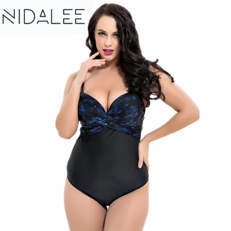 

NIDALEE One Piece Plus Size Swimwear Brasileiro Swimwear Women Sexy Swimwear Female One Piece Bathing Suits For Women's