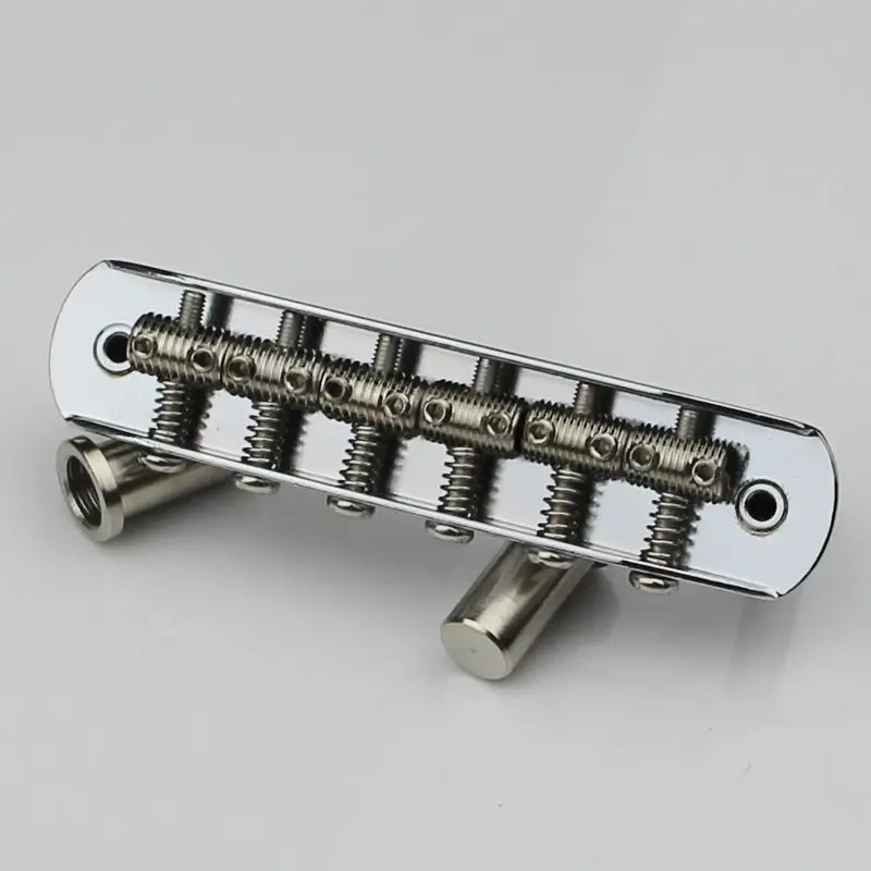 

NEW THREADED SADDLE GUITAR BRIDGE FOR FD MUSTANG JAZZMASTER JAGUAR