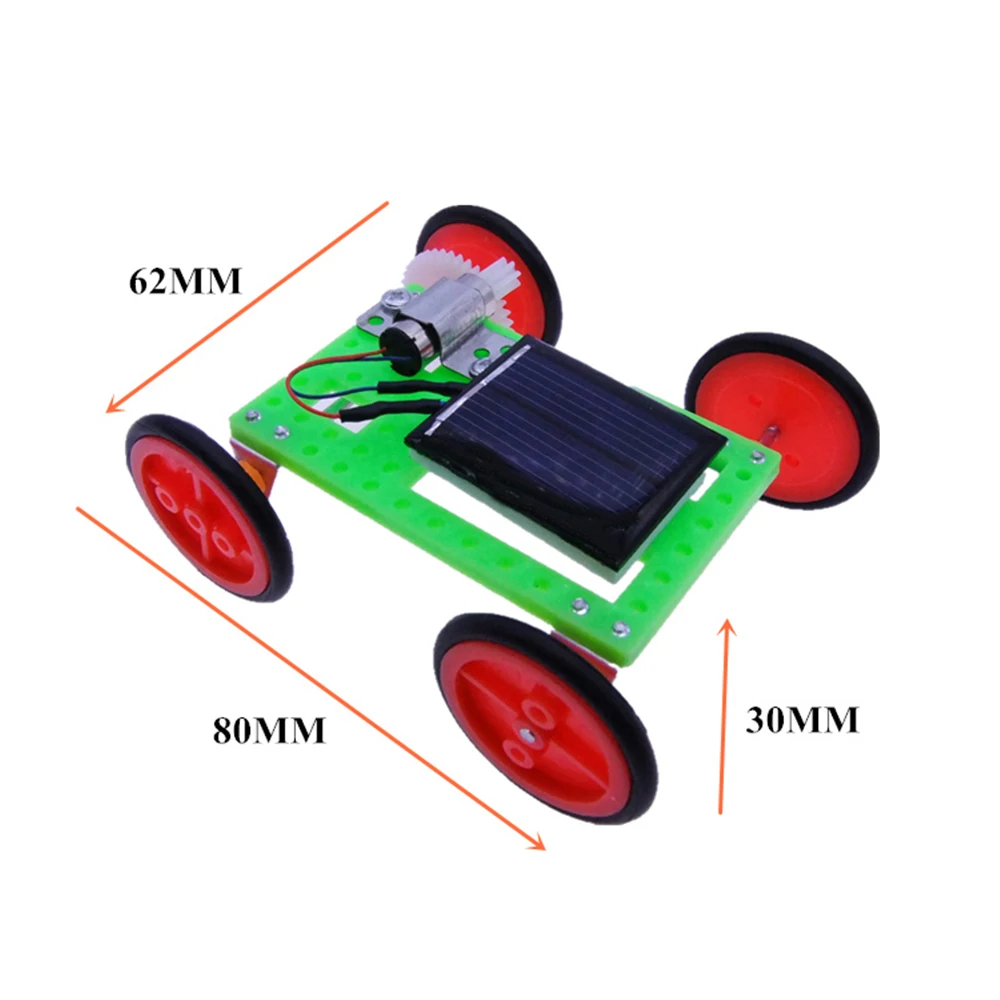 1 комплект Пластик Шестерни коробка DIY детский игрушечный автомобиль с питанием от солнечных батарей четыре колеса Модель ремесленничество школьная научный эксперимент набор инструментов