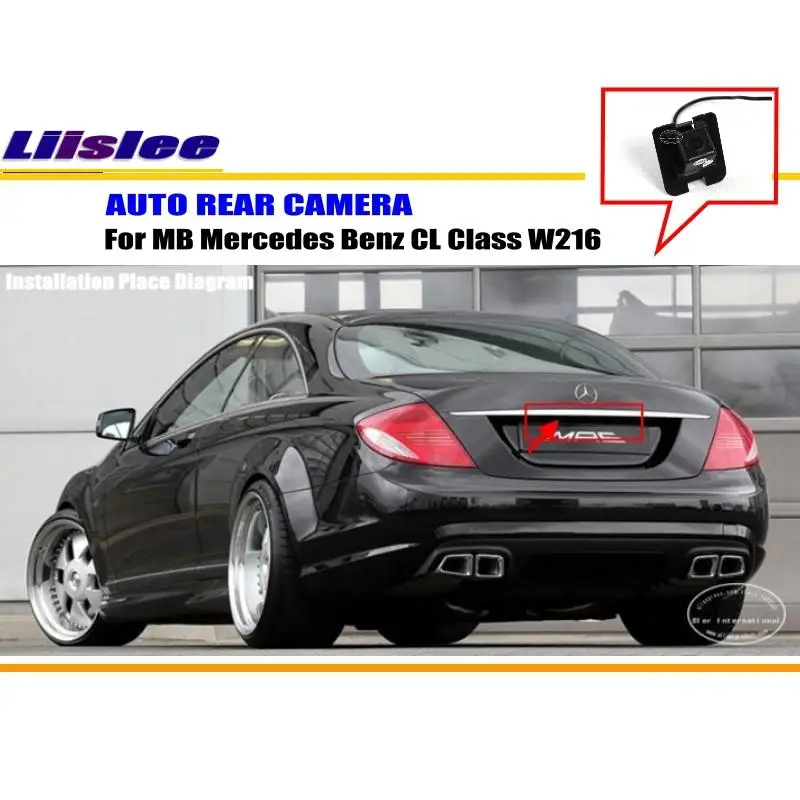 Автомобильная камера заднего вида Liislee для Mercedes Benz CL Class W216/камера вида/HD CCD RCA NTST
