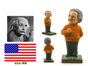 

Hand-painted American Einstein Creative Resin Crafts World Celebrity Statue Tourism Souvenir Gifts Collection Home Decortion
