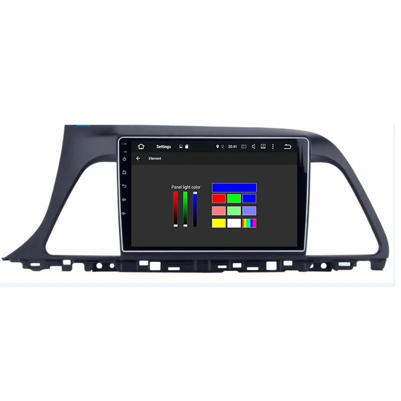 Lenvio 4G RAM 32G ROM Восьмиядерный Android 8 0 Автомобильный DVD плеер для Hyundai Sonata 2015 2016 радио GPS