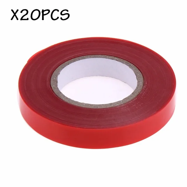 20pcs lot Tape RED Машина для обвязки садовых растений Tapetool Tapener лента для обрезки овощей инструменты для обрезки плодовых деревьев машина для обрезки стволов - Цвет: 20pcs lot Tape RED