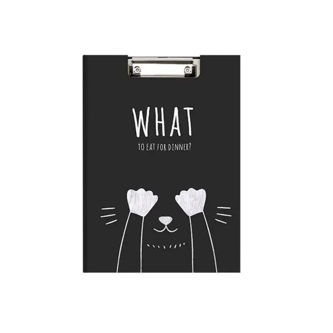 File Folder Organizer 1 Piece Kawaii A4 File Folder Board Document Paper Clip Writing Board Metal Report Cover Spine Bar Office Stationery