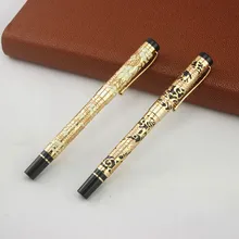 Роскошные Jinhao мм 0,5 мм черные чернила Заправка Ручка-роллер для бизнес-офиса Хорошее письмо высокого класса Подарочные ручки с подарочной коробкой