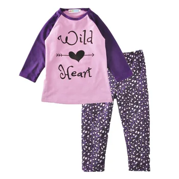 

Baby Girls Clothes Sets Autumn Long Sleeve T-shirt+Pants 2 PCS Baby Girl Clothes Outfits For 1~5 Y