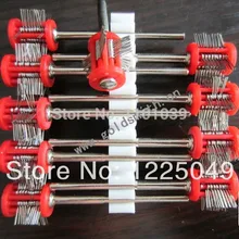 10 шт. красная матовая кисть диаметр провода: 0,2 мм, инструменты для ювелирных изделий, матовые проволочные кисти