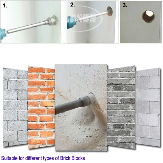 100 мм ударное сверло для стен Набор инструментов Набор отверстий пилы резак SDS Plus/MAX молоток сердечник Арбор вал соединитель стена кирпич камень металл