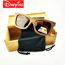 DAOYING новые мужские бамбуковые солнцезащитные очки ручной работы деревянный скейтборд женские очки деревянные солнцезащитные очки 4 цвета LUB141