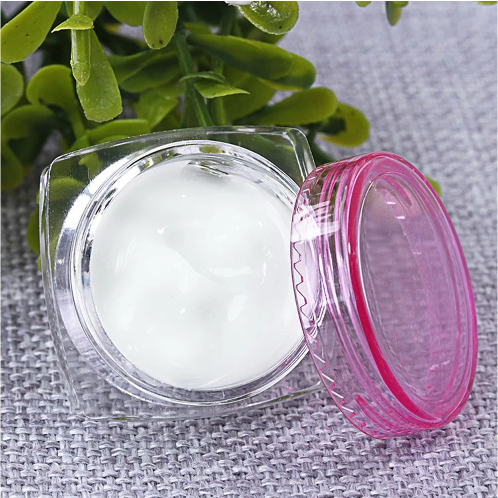 100 قطع 3 جرام/5 جرام فارغة أسفل مربع عينة جرة وعاء قارورة الحاويات ل ماكياج مستحضرات التجميل كريم وجه الصباغ مسمار الفن الإبداعية هدية