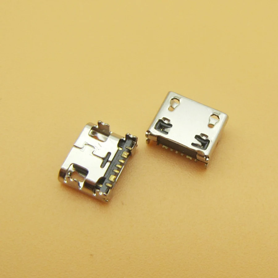 

10pcs micro mini usb connector jack socket charging port repair For Samsung I739 I759 I9128 s6810 Fame S6810P Young 2 G130HN