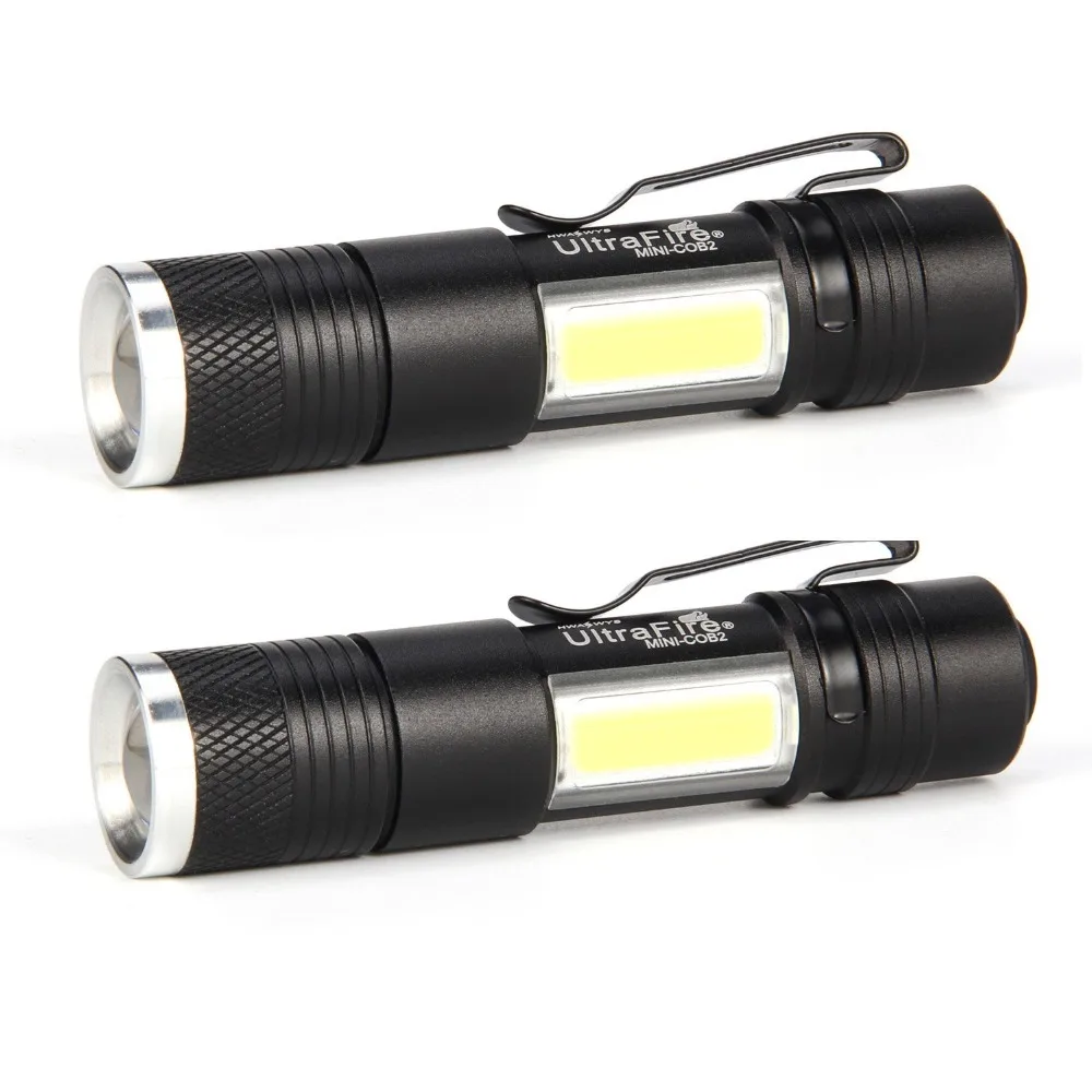 UltraFire LED Flashlight MINI Flashlight 250 Lumens Focus Adjustable