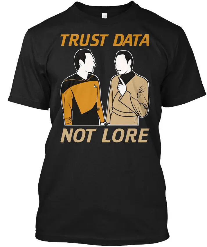 Trust Data Not Lore - Hanes Tagless Tee T-Shirt | Мужская одежда