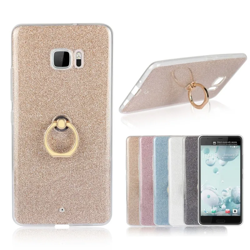 

Shining Cases For HTC U Ultra Ocean Note Stand Ring Cover Protect Shell Etui Coque Capa For HTC U Play Alpine Soft Silicon Case