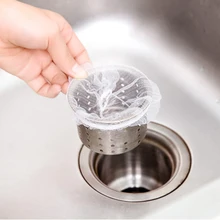 3 Packs 90PC Sink Basin Garbage Bags Mesh Residue Filter Garbage Bags For Kitchen Shower Drain